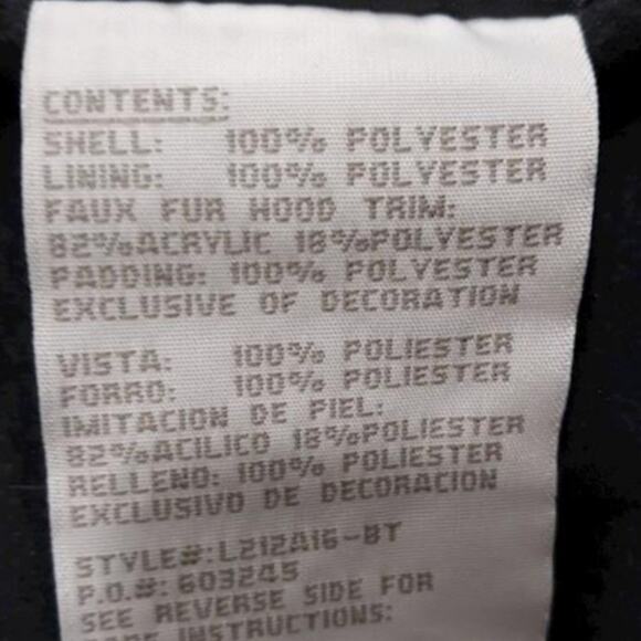 LONDON FOG NWT WOMENS HOODED PARKA COAT JACKET. size 14/16 . - Picture 5 of 9